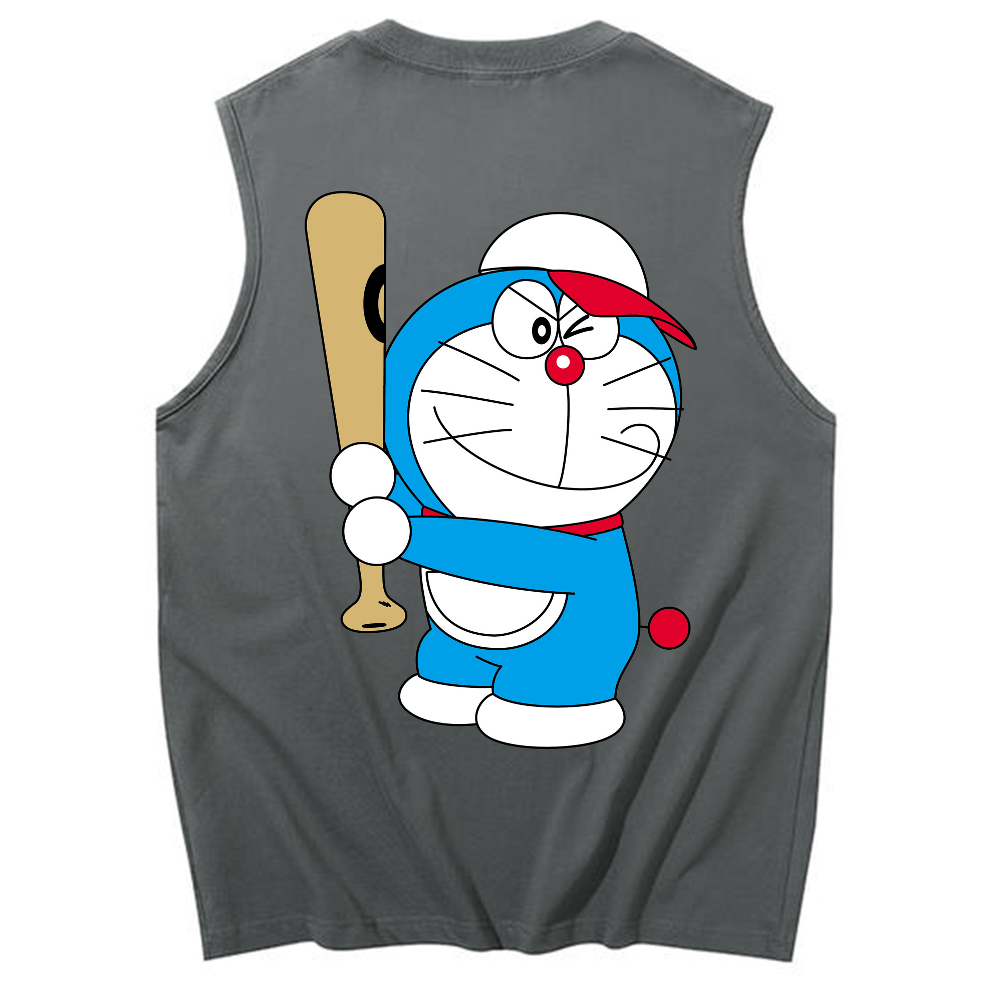 （画像用） ドラえもん Doraemon コットン100％タンクトップ（背面プリント）